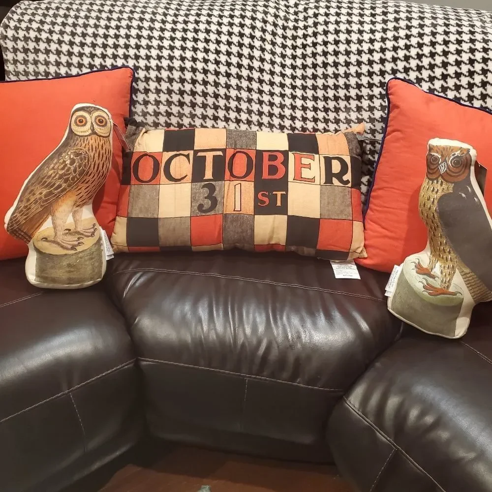 John Derian October Halloween Pillow